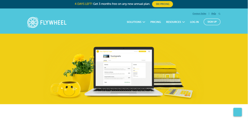 Website hosting flywheel reseller