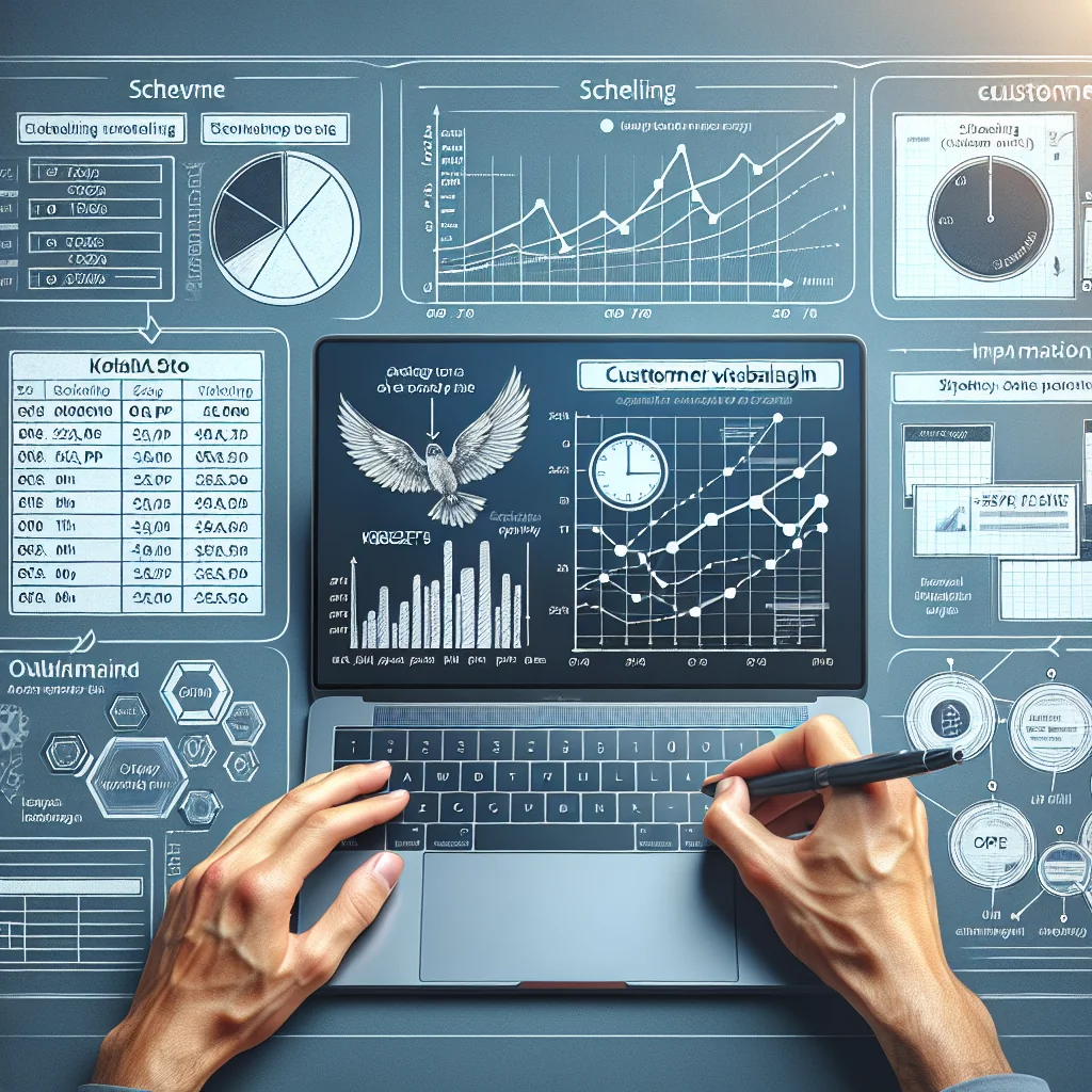 An illustrated diagram showing the key benefits of business insights strategies