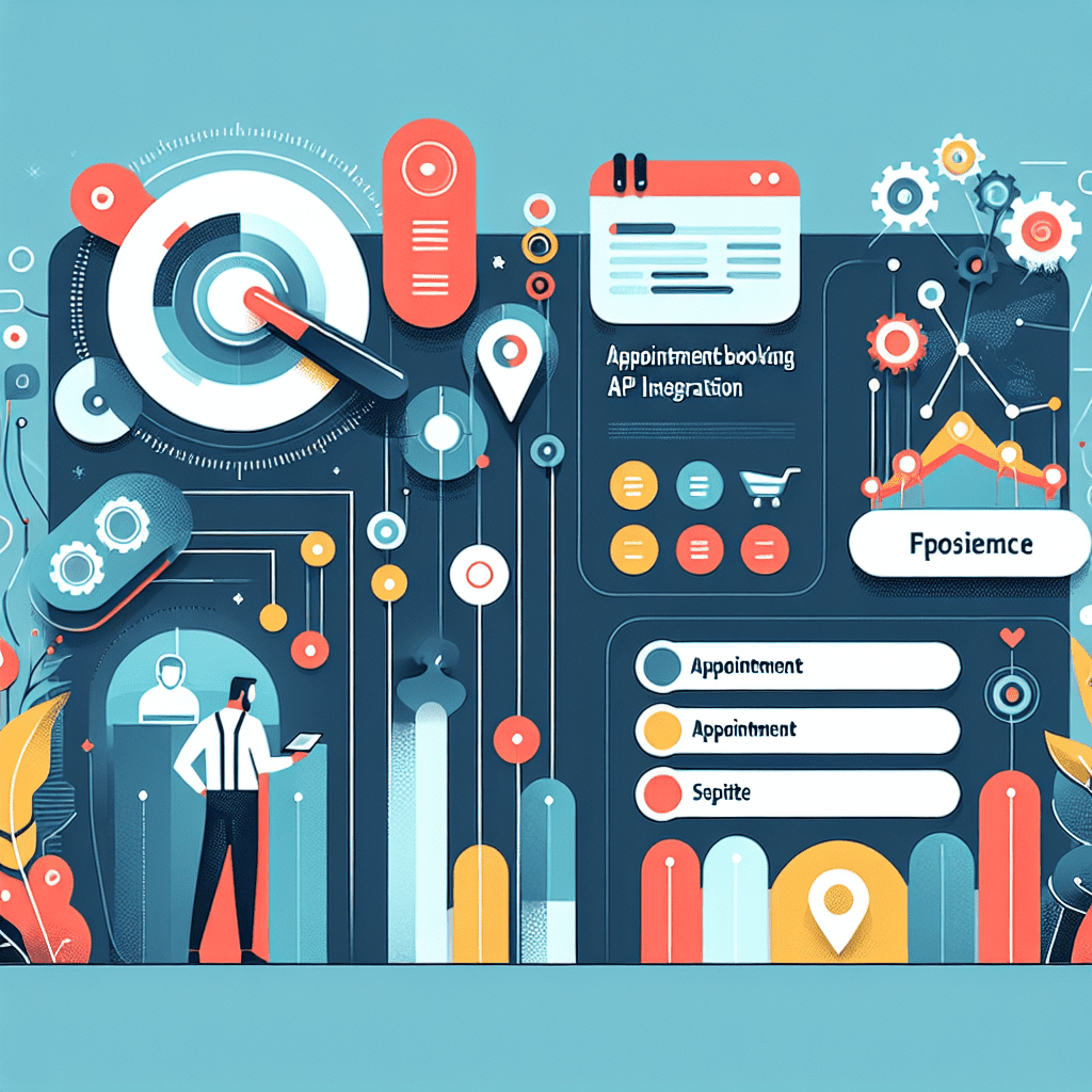 An illustrated diagram showing the key benefits and advantages of implementing appointment booking api integration strategies