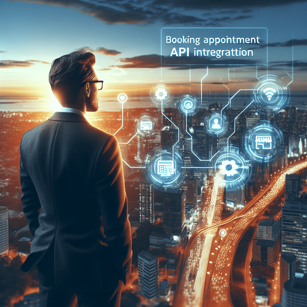 A professional team working on appointment booking api integration solutions in a modern office environment with natural ligh