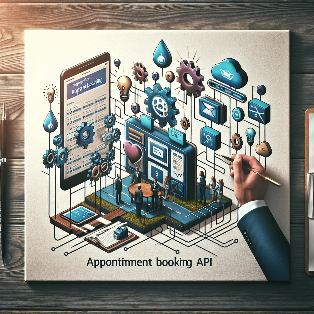 A professional team working on appointment booking api integration solutions in a modern office environment with natural ligh