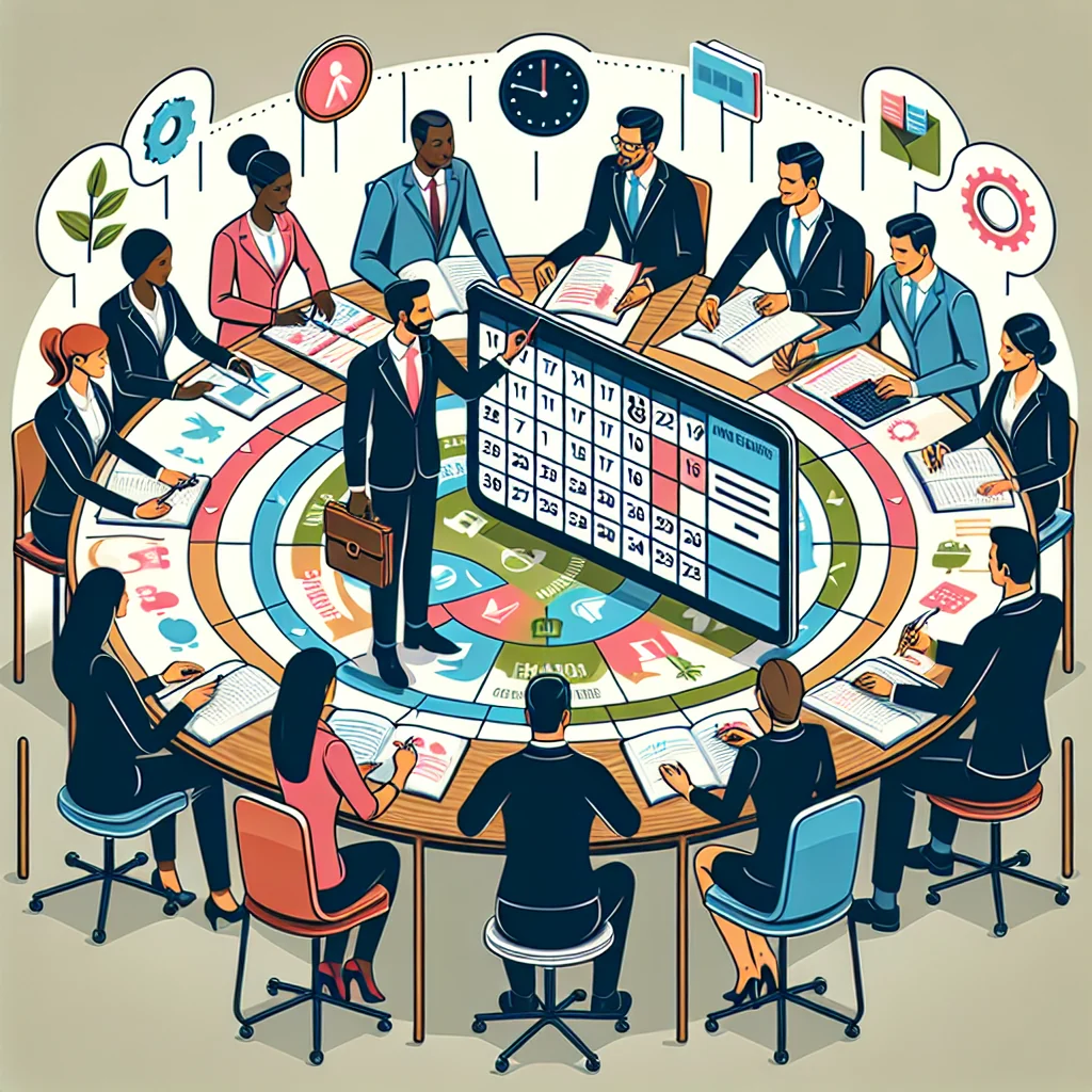 A summary infographic highlighting best practices for round robin meeting scheduling for teams