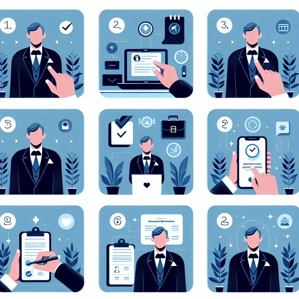 A step-by-step visual process guide demonstrating how white label appointment booking solution works