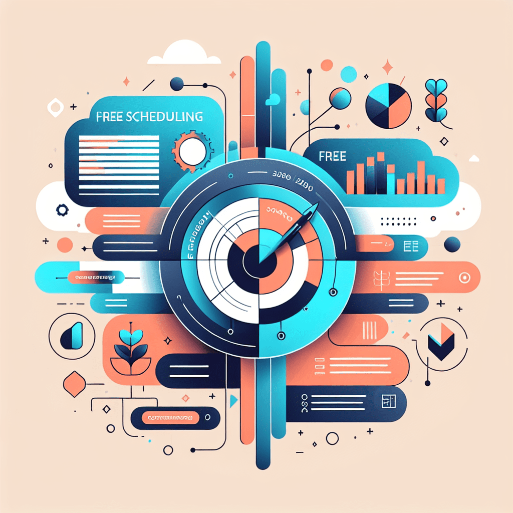 An illustrated diagram showing the key benefits and advantages of implementing free scheduling tool for individuals strategie