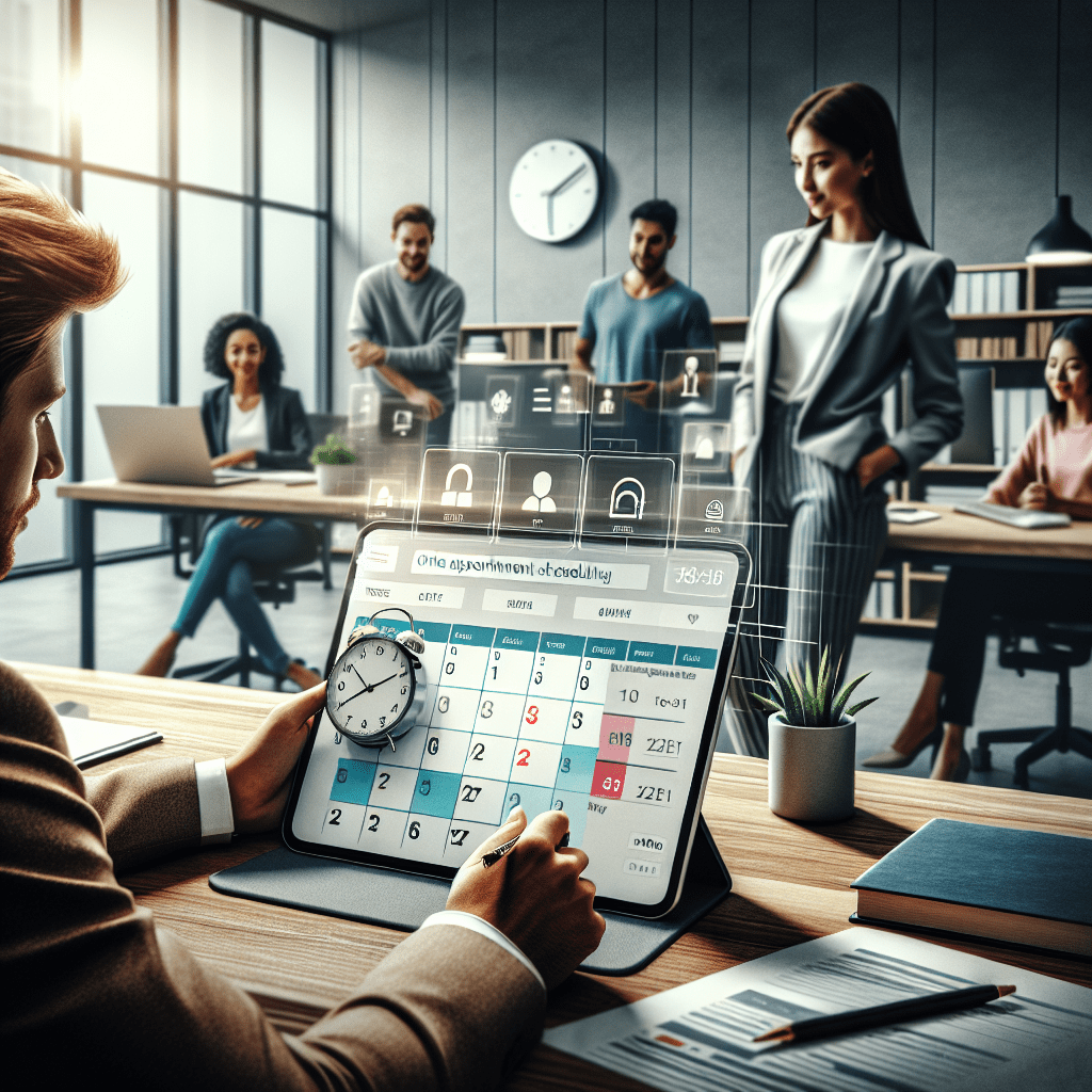 A step-by-step visual process guide demonstrating how online appointment scheduling for education and tutoring works with cle