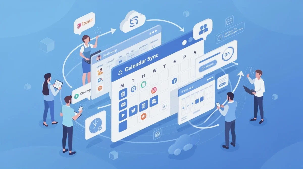 A summary infographic highlighting best practices for multi platform calendar sync for team scheduling