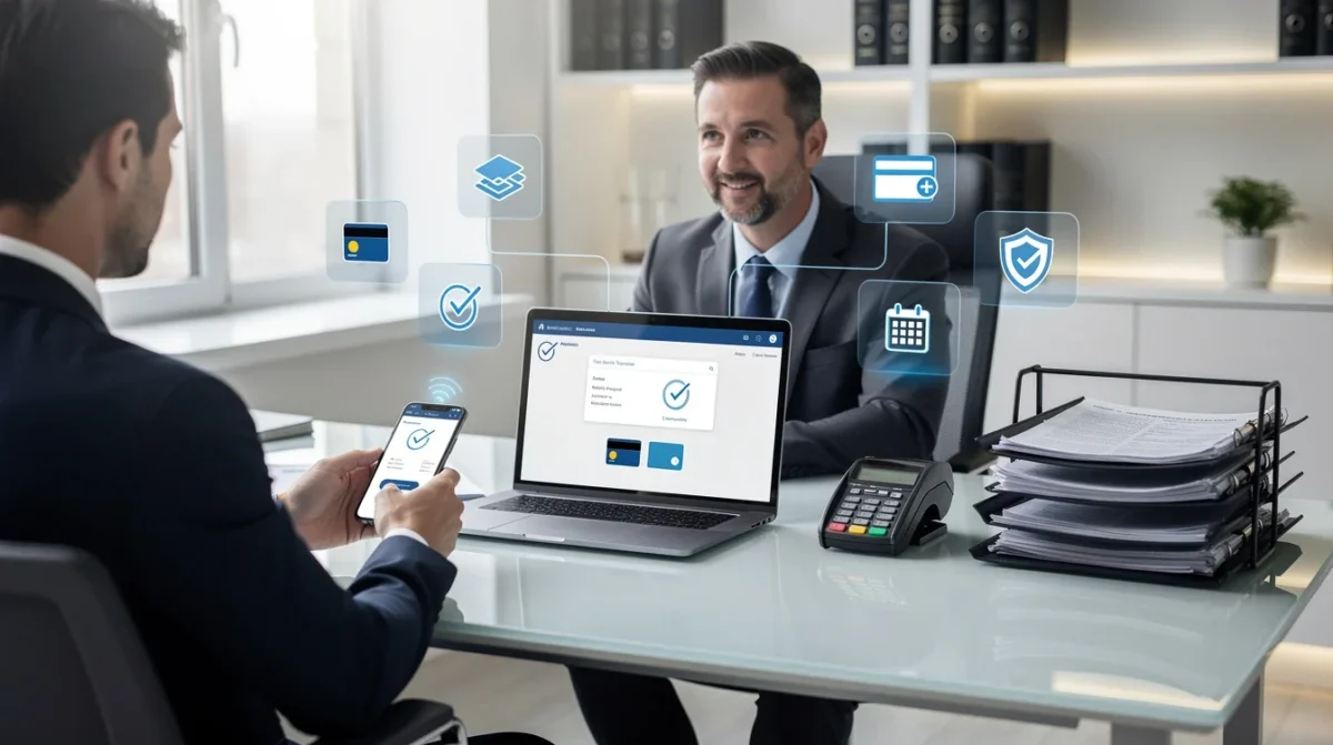 An illustrated diagram showing the key benefits of payment capture integration for small legal firms strategies