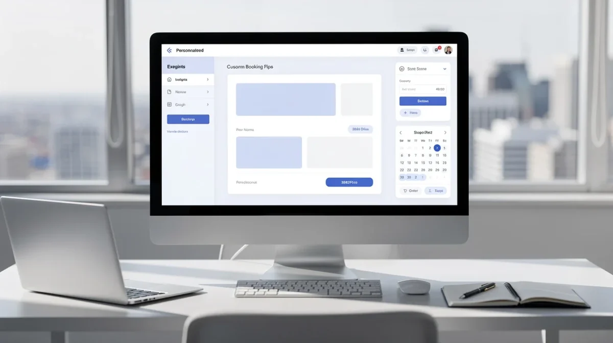 A summary infographic highlighting best practices for personalized client booking page design tips