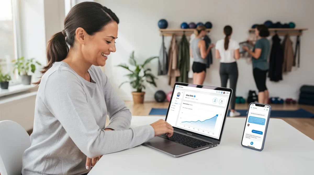 An illustrated diagram showing the key benefits of automated sms no-show reduction for wellness coaches strategies