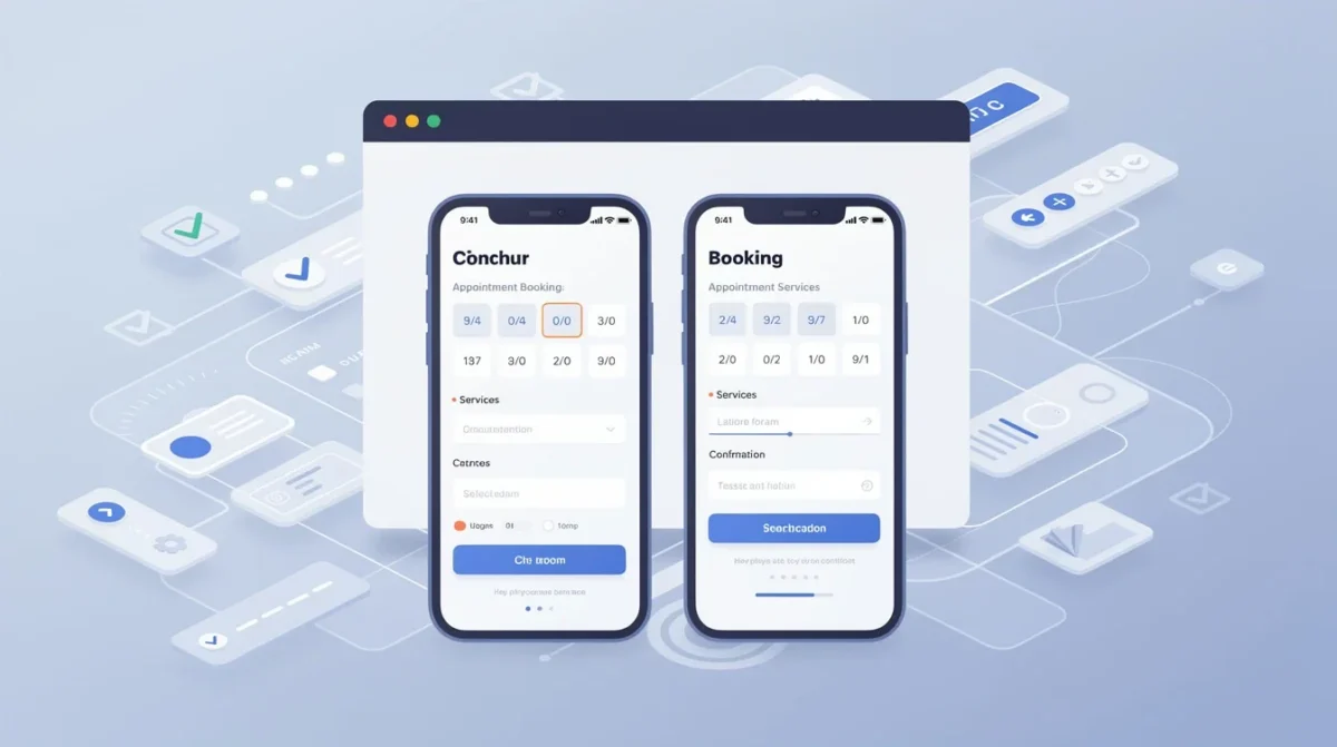 A summary infographic highlighting best practices for custom appointment booking page checklist