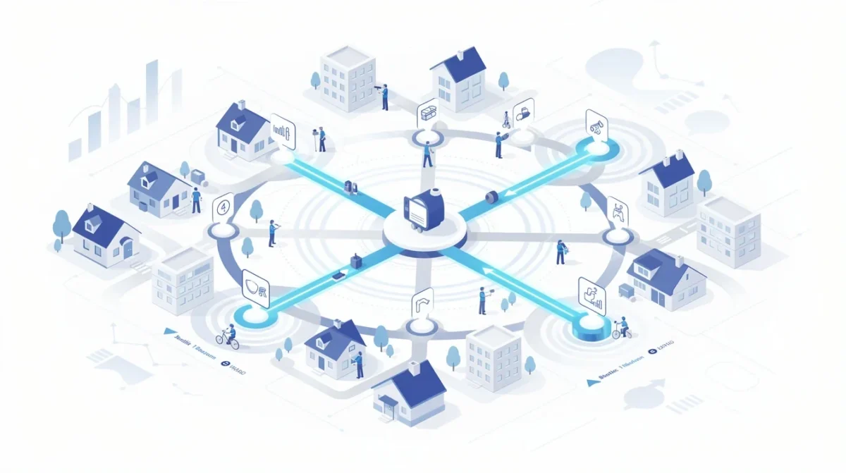 A summary infographic highlighting best practices for dynamic appointment routing for home service businesses