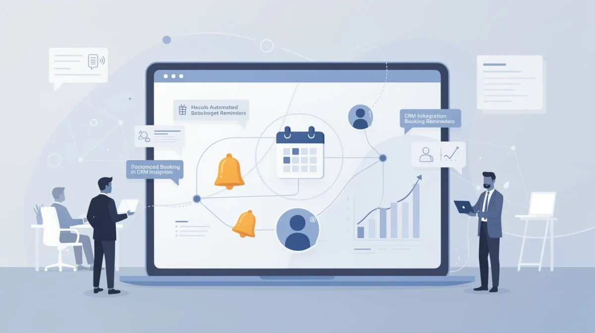 Unlocking Growth with Automated Booking Reminders and CRM Integration | Bookafy A summary infographic highlighting best practices for automated booking reminders crm integration