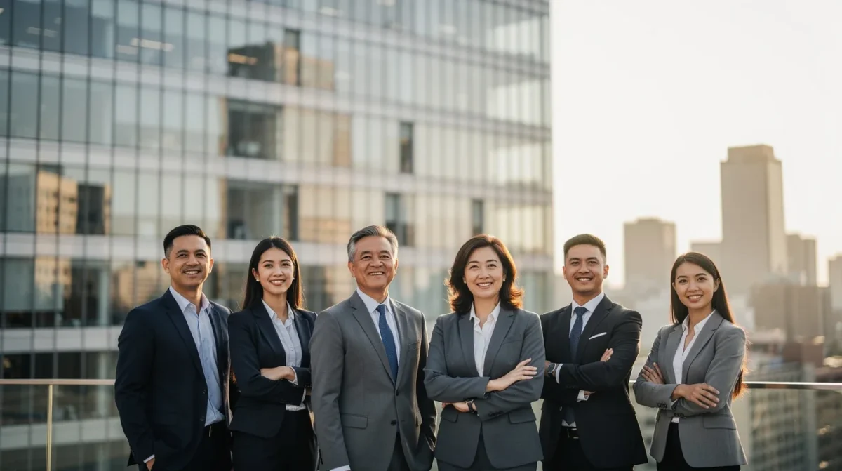 A professional team working on automated follow-up messages for online tutoring appointments solutions in a modern office environment