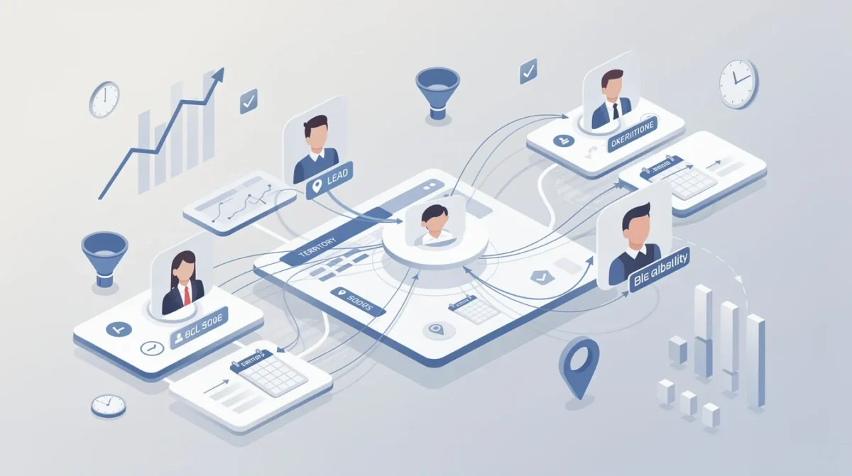 A summary infographic highlighting best practices for intelligent appointment routing for sales teams