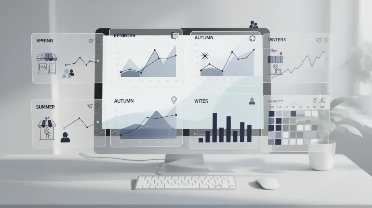 A summary infographic highlighting best practices for seasonal booking trends for small businesses 2026