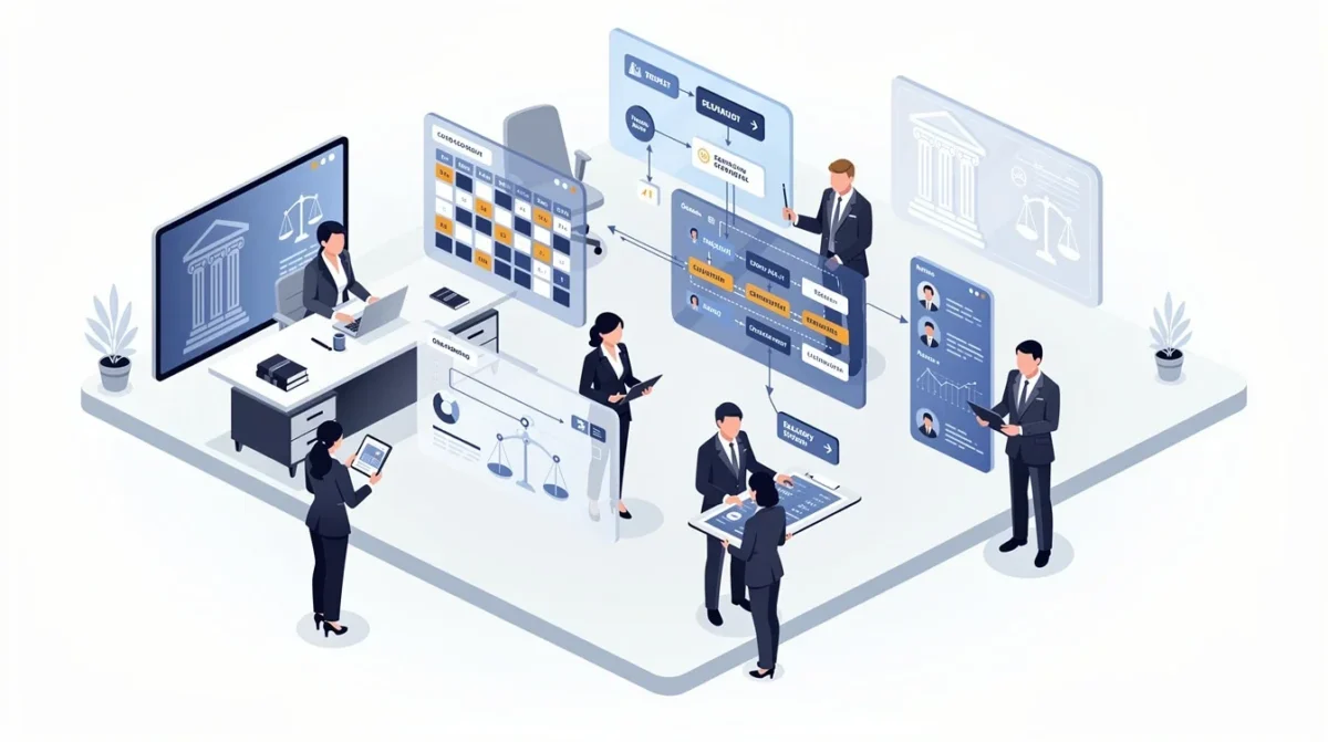 A summary infographic highlighting best practices for case study integrated scheduling payment legal firms